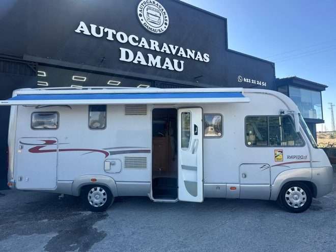 RESERVADA!!!AUTOCARAVANA INTEGRAL RAPIDO 997M CAMA TRANSVERSAL GARAGE