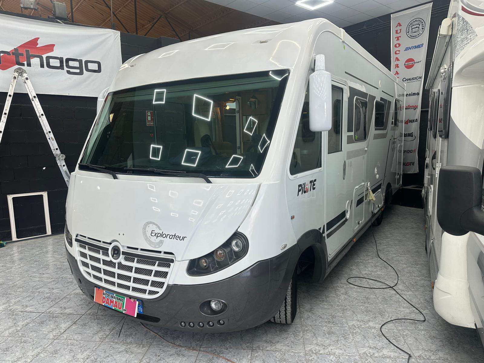 RESERVADA!!!!AUTOCARAVANA INTEGRAL PILOTE EXPLORATEUR DIAMOND EDITION CAMA ISLA - Imagen 18